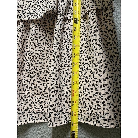 Who What Wear Women's Dress XS Ruffle Mini Half Sleeve Tiered Pink Black New - Picture 6 of 15